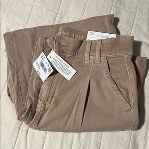 American Eagle Outfitters Tan Wide Leg Pants